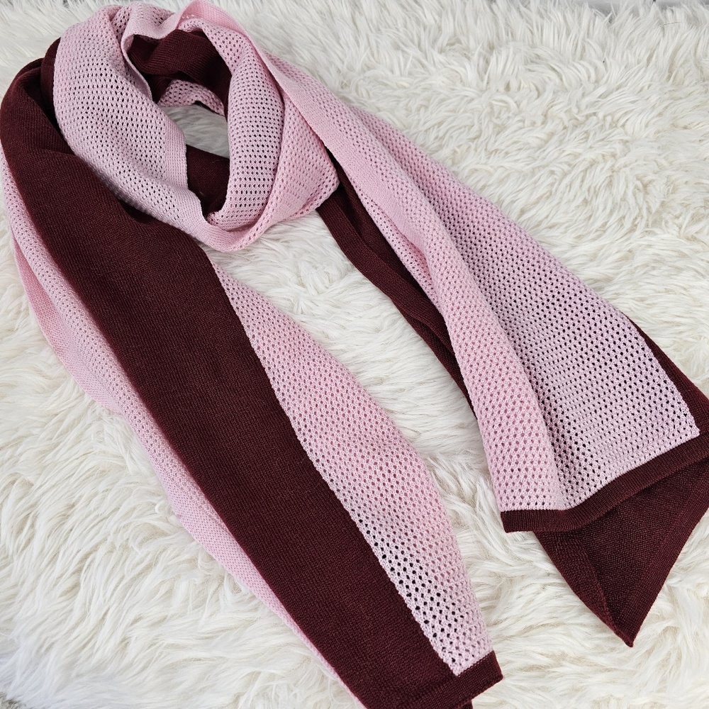 New AMICALE Mercerized Wool Scarf NWOT